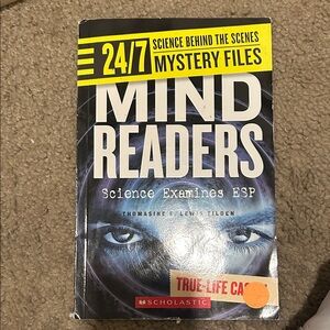 Scholastic Mind Readers Book with Yellow and Blue Accents